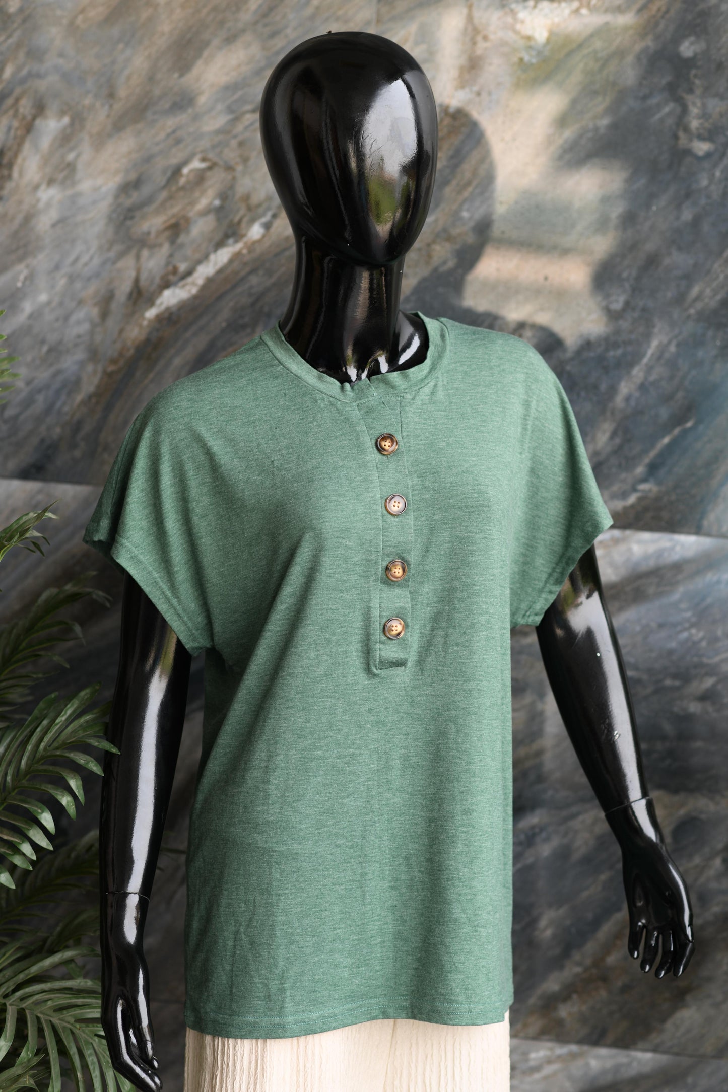 Co-ord Set 8 - Heathered Green