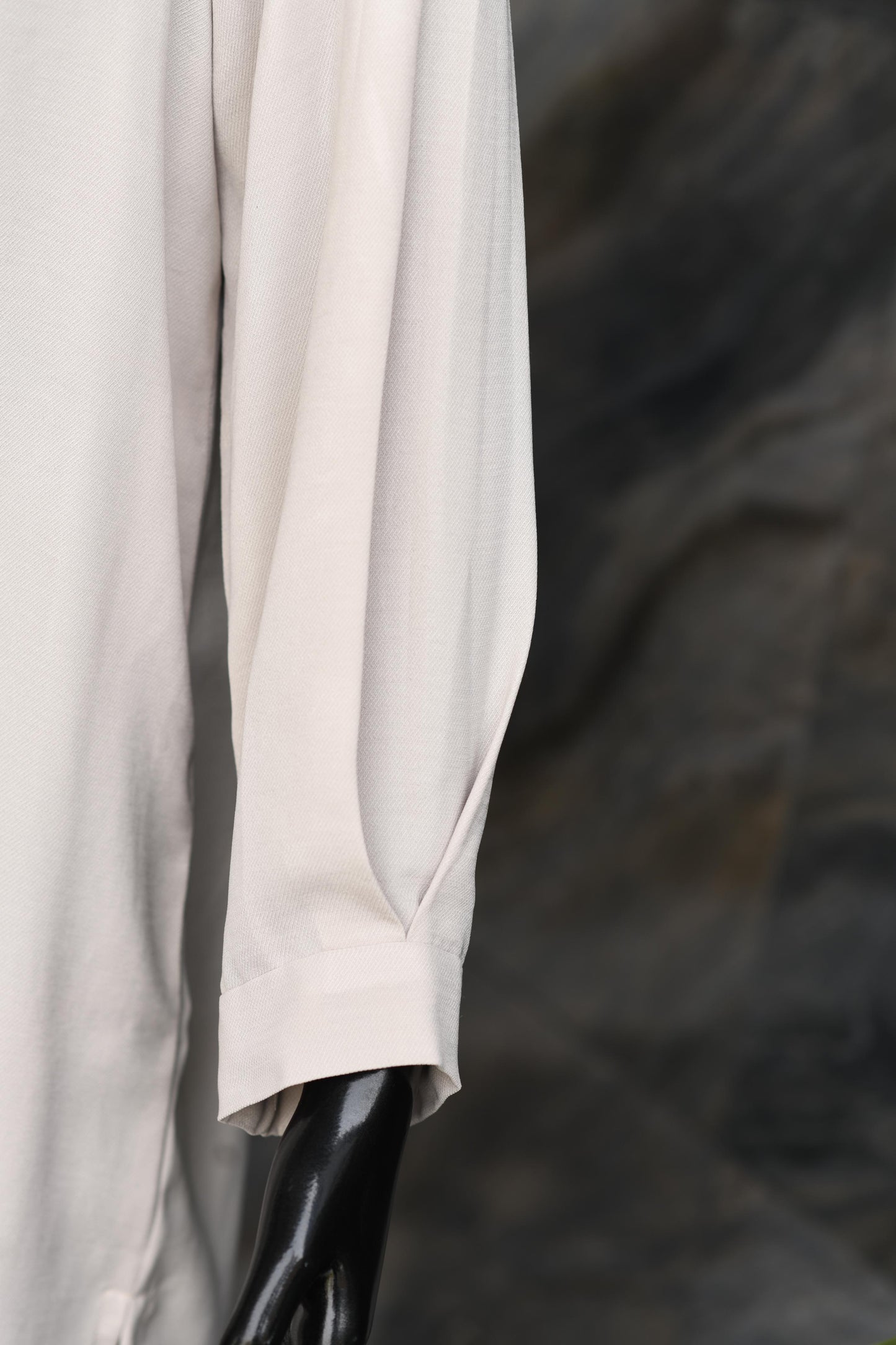 Off White Suit 2-Pc Co-ord Set with Embroidery