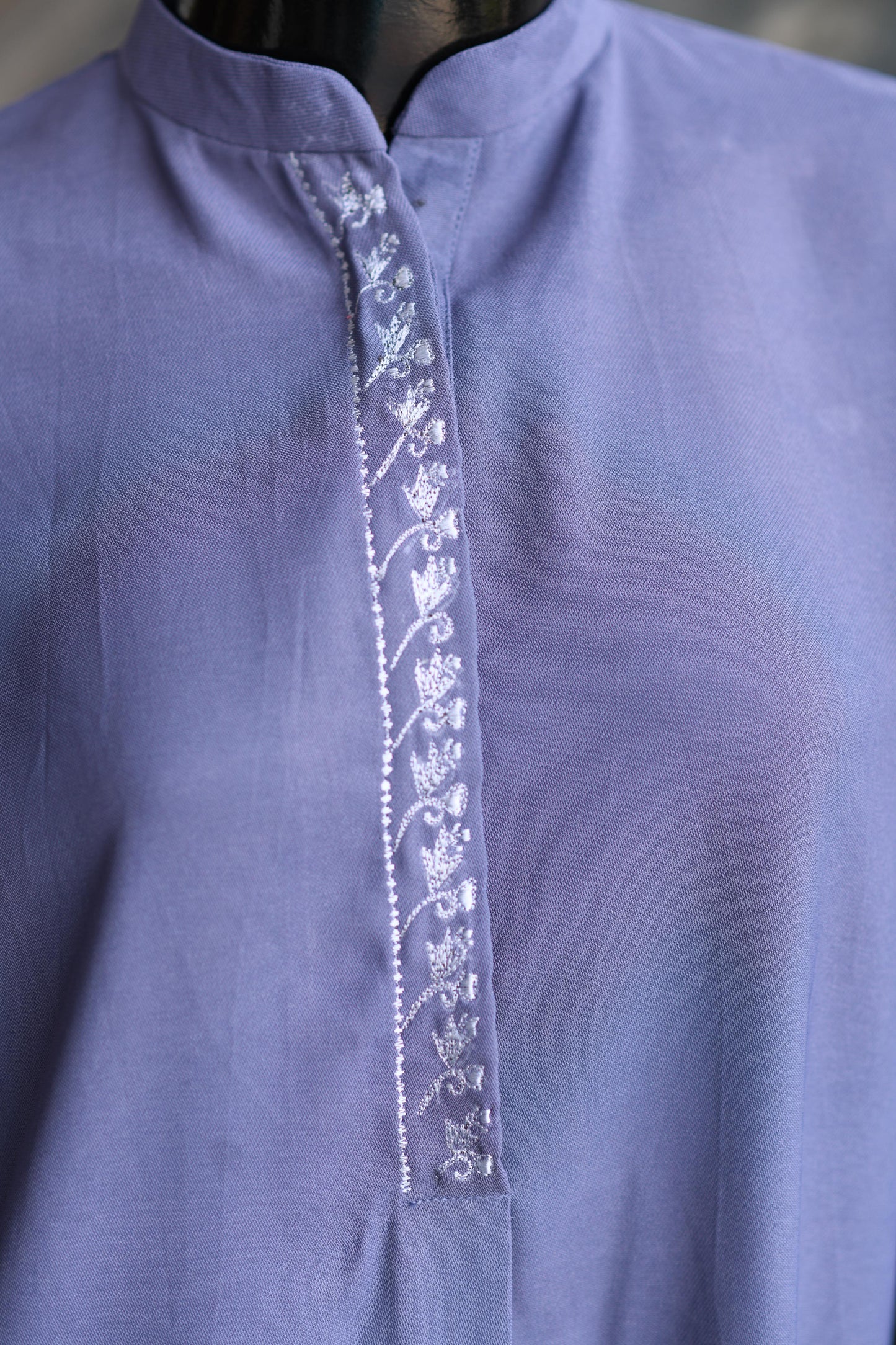 Lilac Suit Fine Embroidery To Enhance The Look Of Co-ord Set