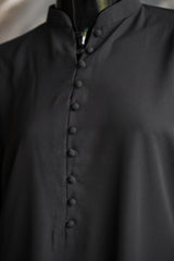 Black Suit Enhanced with Stitching - Co-ord Set