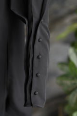 Black Suit Enhanced with Stitching - Co-ord Set
