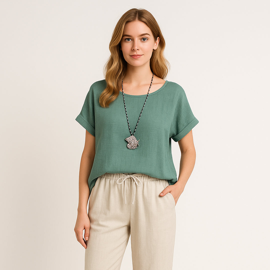Pleated Tee Effortless Style for Spring  Summer