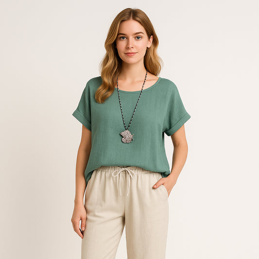 Pleated Tee Effortless Style for Spring  Summer