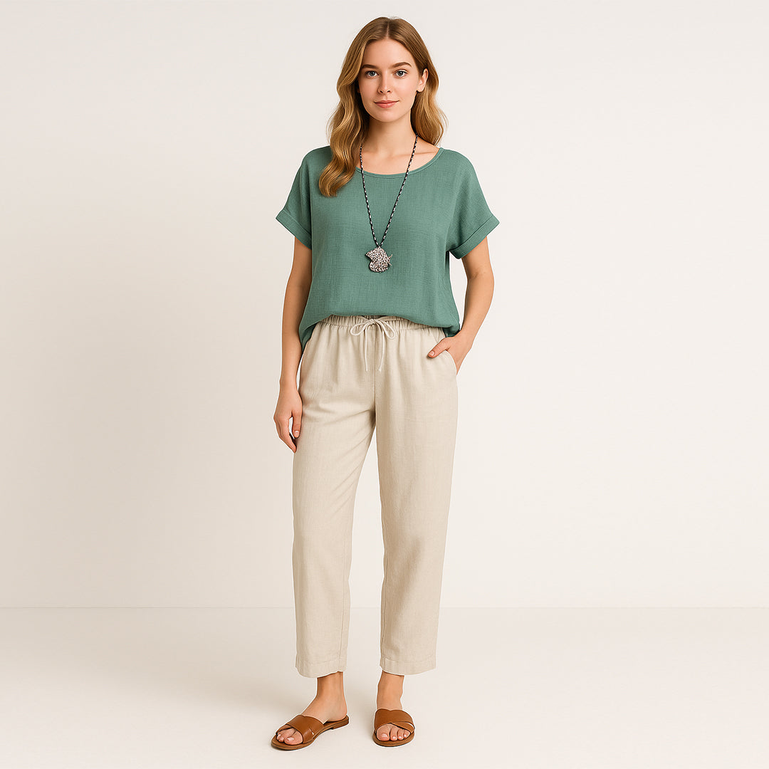 Pleated Tee Effortless Style for Spring  Summer