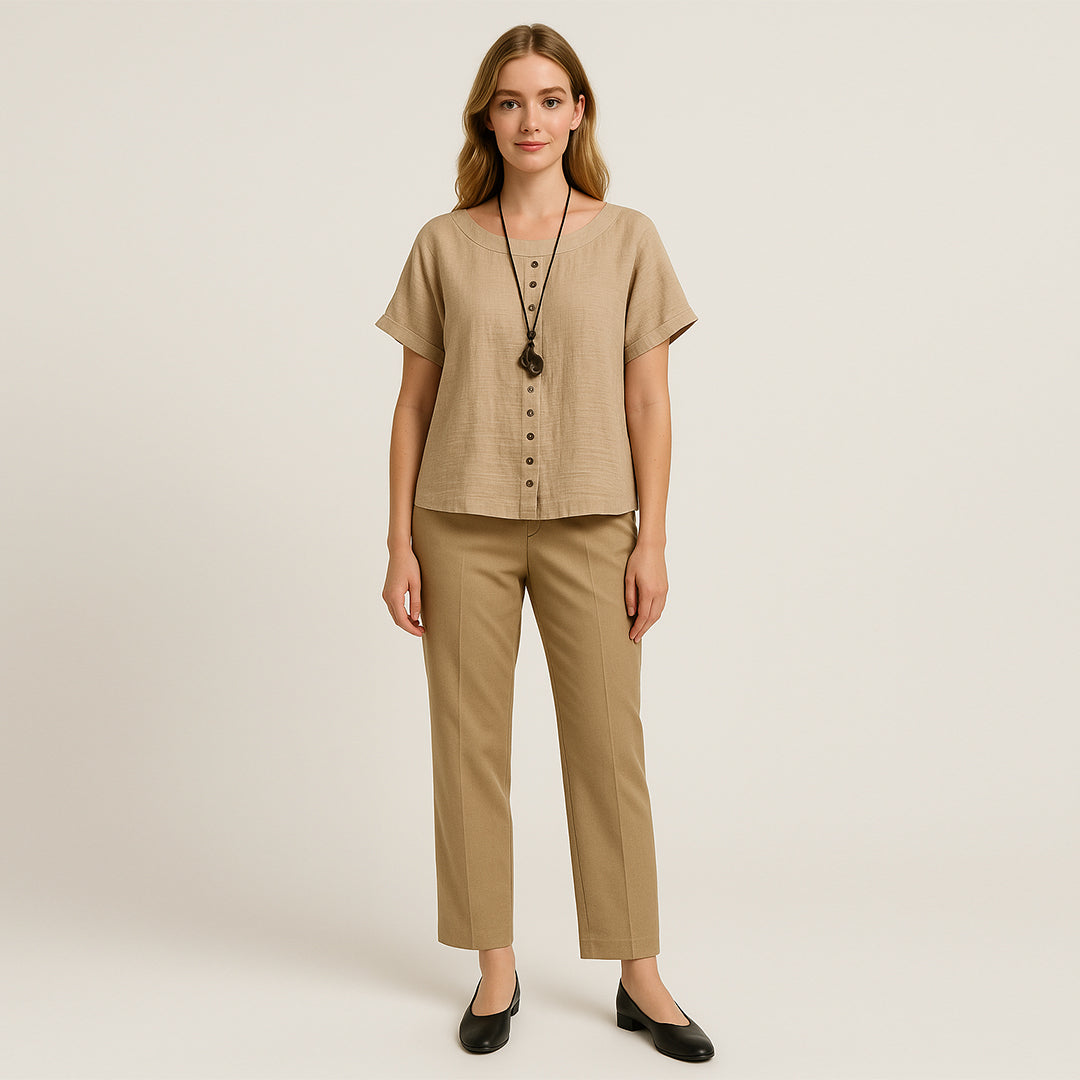 VintageStyle ButtonUp Timeless Comfort  Classic Charm