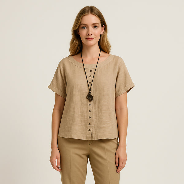 VintageStyle ButtonUp Timeless Comfort  Classic Charm