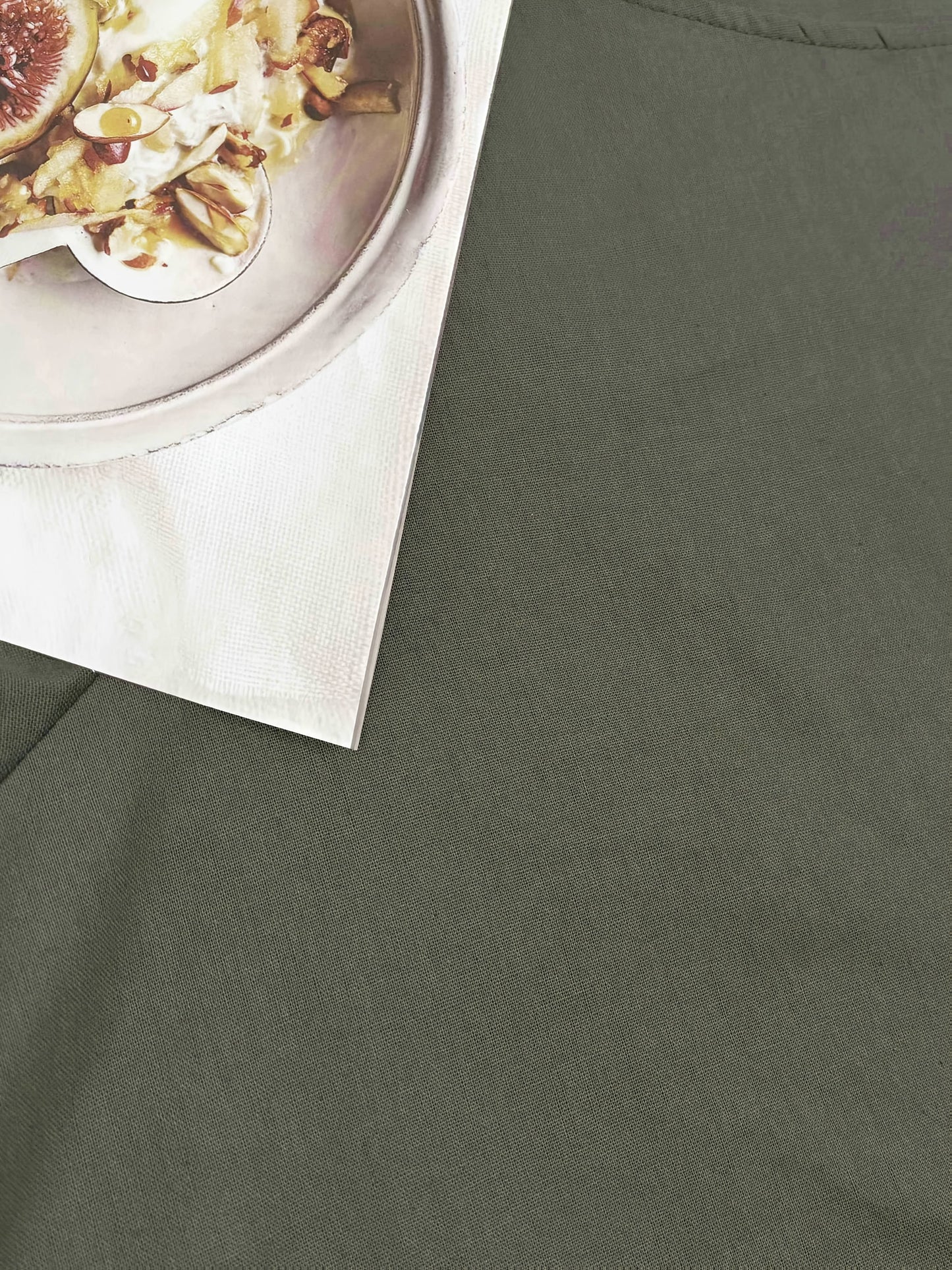 Dandych comfortable plus size clothing in olive green fabric, perfect for everyday wear