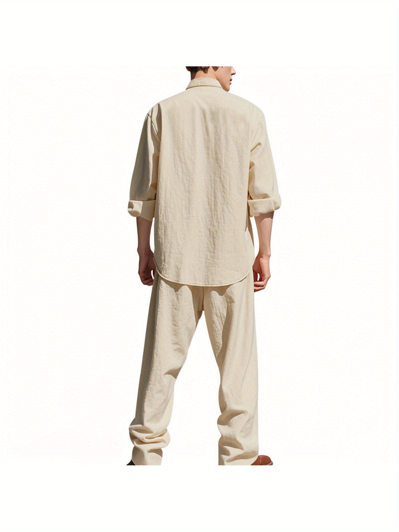 Dandych Beige Linen Outfit for Effortless Style Linen Clothing with Relaxed Fit and Comfortable Design