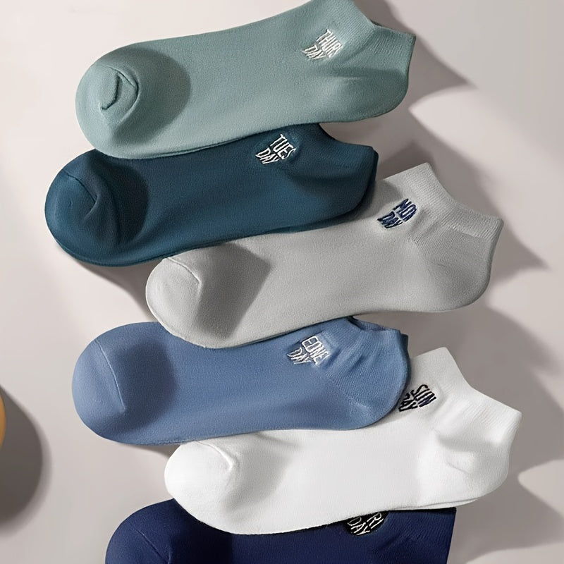Dandych mens no show socks breathable in various colors, perfect for comfortable daily wear